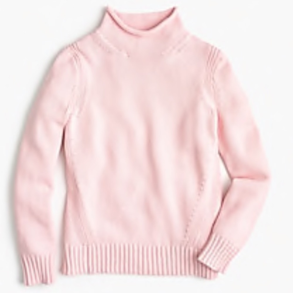 Pink J crew Rollneck Sweater